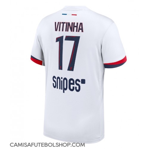 Camisa de time de futebol Paris Saint-Germain Vitinha #17 Replicas 2º Equipamento 2025-26 Manga Curta